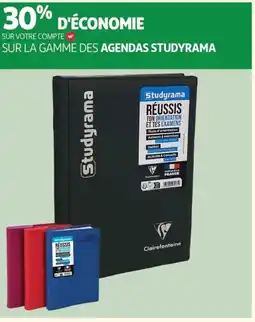 Auchan Sur la gamme des agendas studyrama offre