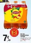 E.Leclerc Lipton - ice tea saveur peche offre