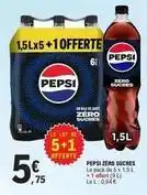 E.Leclerc Pepsi - zero sucres offre