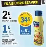 E.Leclerc Planta fin - cuisine facile offre