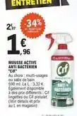 E.Leclerc Cif - mousse active anti bactérien offre