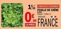 E.Leclerc Feuille de chêne blonde offre