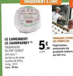 E.Leclerc Le camembert offre