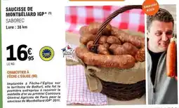 E.Leclerc Saucisse de montbéliard igp offre