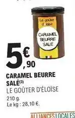E.Leclerc Caramel beurre salé offre