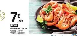 E.Leclerc Crevettes cuites offre
