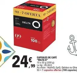 E.Leclerc Delta - capsules de café offre