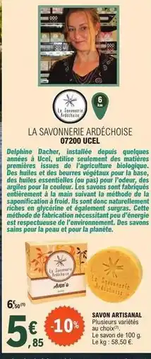 E.Leclerc Savon artesanal offre