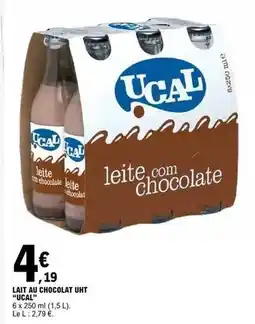 E.Leclerc Lait au chocolat uht offre