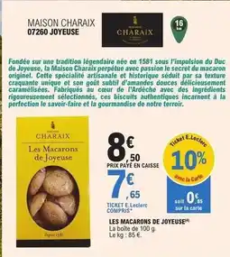 E.Leclerc Duc - maison charaix 07260 joyeuse offre