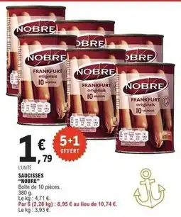 E.Leclerc Saucisses offre