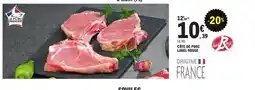 E.Leclerc Label rouge - côtes de porc offre