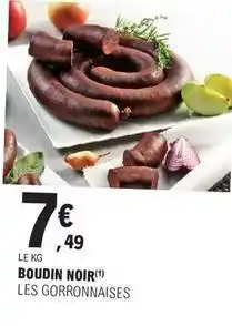 E.Leclerc Boudin noir offre