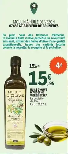 E.Leclerc Huile d'olive d'olive vierge extra offre