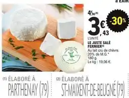E.Leclerc Le juste salé fermier offre