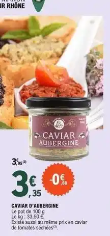 E.Leclerc Caviar d'aubergine offre