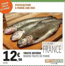 E.Leclerc E.leclerc - truite entière offre