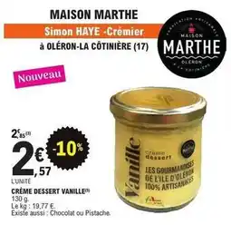 E.Leclerc Simon - crème dessert vanille offre
