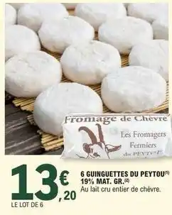 E.Leclerc 6 guinguettes du peytou 19% mat. gr offre