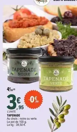 E.Leclerc Manon - tapenade offre