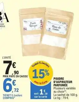 E.Leclerc My - poudre d'aspirateur parfumée offre