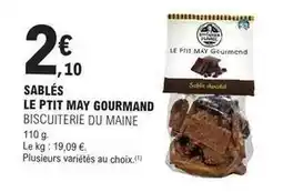 E.Leclerc Sablés le ptit may gourmand offre