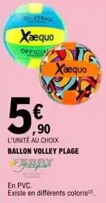 E.Leclerc Ballon volley plage offre