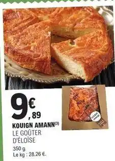 E.Leclerc Kouign amann offre