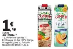E.Leclerc Orange - jus compal offre