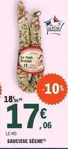 E.Leclerc Saucisse sèche offre