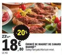 E.Leclerc Canard - émincé de magret de marine offre
