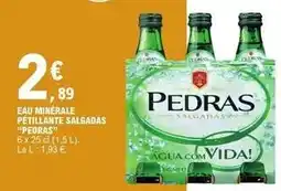 E.Leclerc Eau minerale petillante salgadas offre