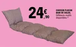 E.Leclerc Coussin flocon bain de soleil offre