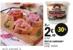 E.Leclerc Pâté de campagne offre