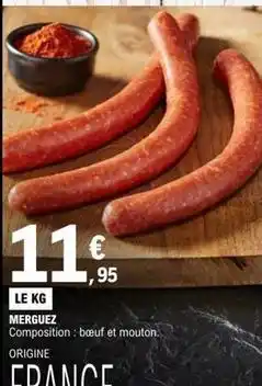 E.Leclerc Merguez offre