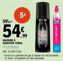 E.Leclerc Sodastream - machine a gazeifier terra offre