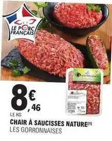 E.Leclerc Chair à saucisses nature offre