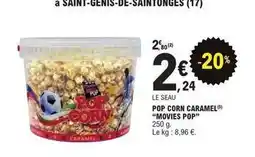 E.Leclerc Pop corn caramel offre