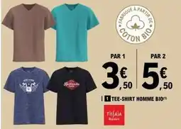 E.Leclerc Tee-shirt homme bio offre
