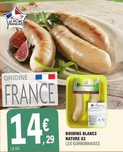 E.Leclerc Boudins blancs nature x2 offre