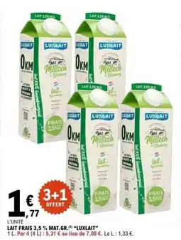 E.Leclerc Lait frais offre