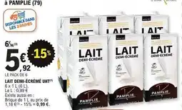 E.Leclerc Lait demi-écrémé uht offre