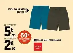 E.Leclerc Short molleton homme offre