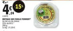 E.Leclerc Mothaia sur feuille fermier offre
