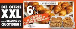 E.Leclerc La boite de 10 croissants au chocolat offre