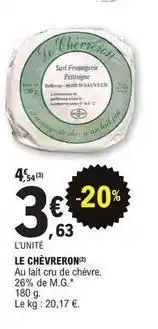 E.Leclerc Au lait cru de chèvre offre