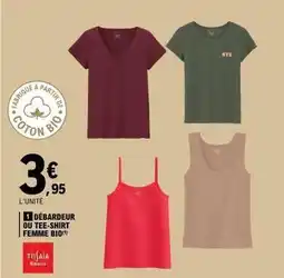 E.Leclerc Débardeur ou tee-shirt femme bio offre