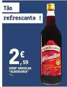E.Leclerc Sirop groselha offre