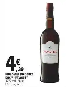 E.Leclerc Moscatel do douro doc offre