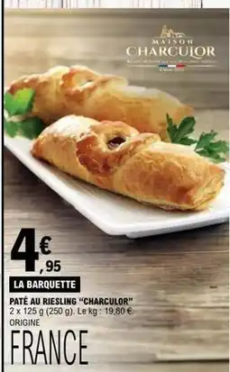 E.Leclerc Charculor - pate au riesling offre